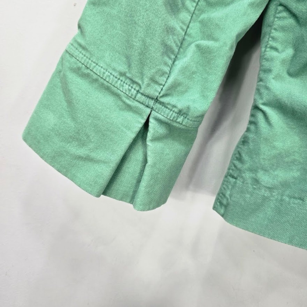 Vtg 90s‎ Y2K Cidra Blazer Jacket 2 S Green Cropped 3/4 Sleeves Fairy Coquette - Picture 12 of 16